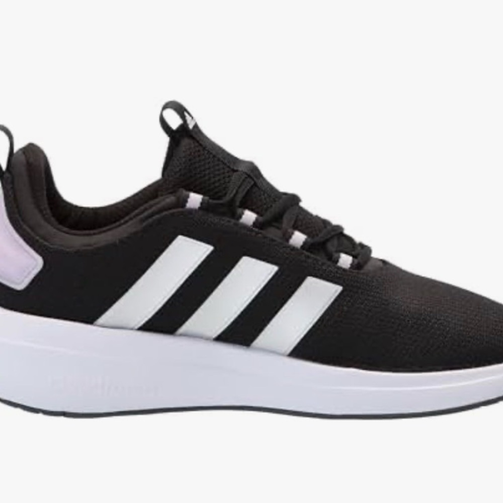 Adidas Black and White Athletic Shoes